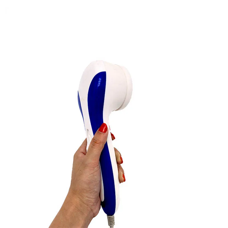 Electric Cheapest Handheld Vibration Wave Infrared Heat Phototherapy Shiatsu Mini Massage Hammer Facial Massager