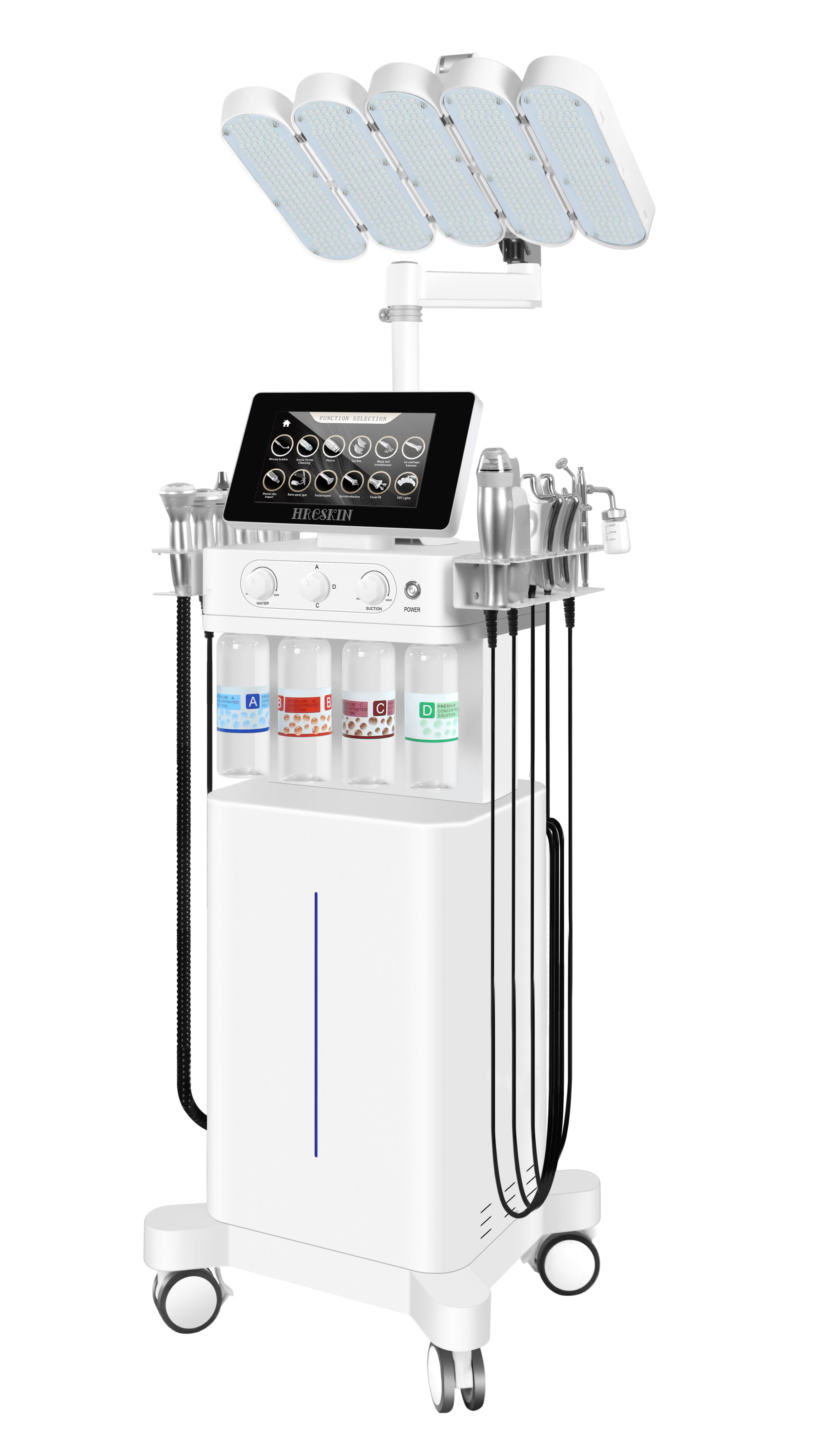 2026 12-in-1 Hydra Dermabrasion Machine with 360 Vortex Rotation for Salon/Spa Blackhead Removal &amp; Deep Cleaning Device
