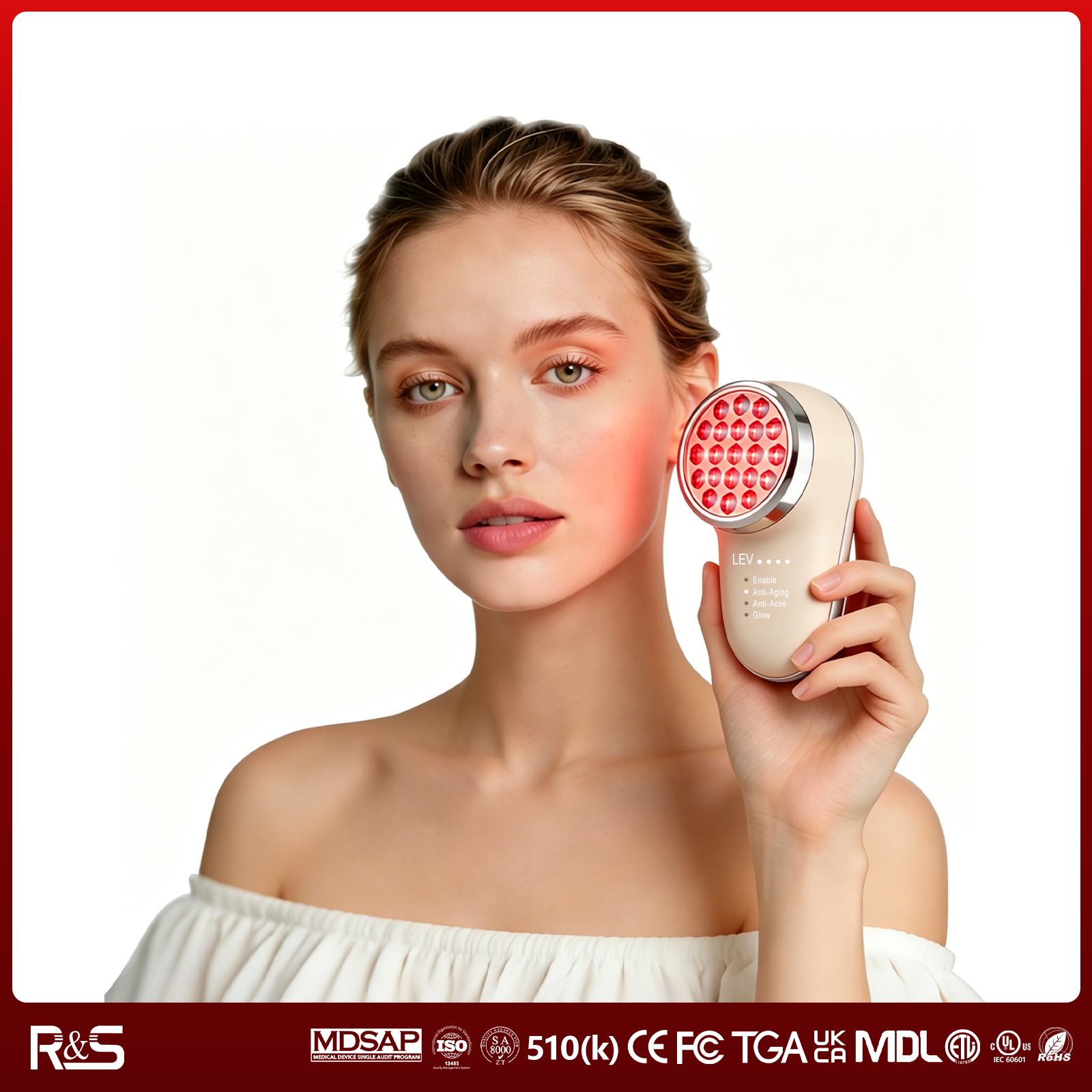 New 7 in 1 Hot Cold Beauty Device Electric Guasha Massage Face Lifting Tools Portable Skin Tightening Rejuvenation Facial Device