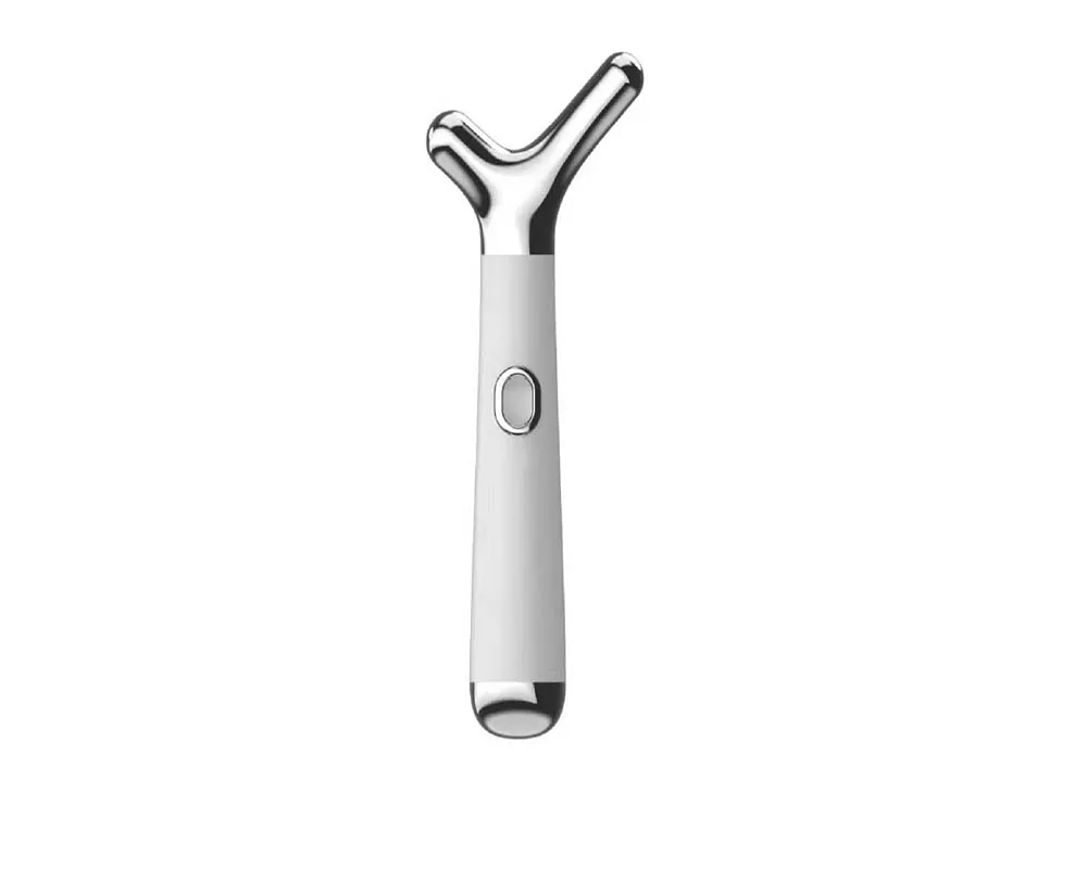 Cordless Handheld 360 Mini 3D V Shape Vibration and Heat Cosmetic Facial Massager Packaging View