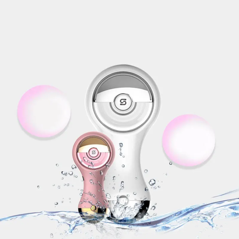 Cordless Sound Wave Vibration Anti Wrinkle Facial Humidifier with Heat Therapy Eye Massager Eye Beauty Massager