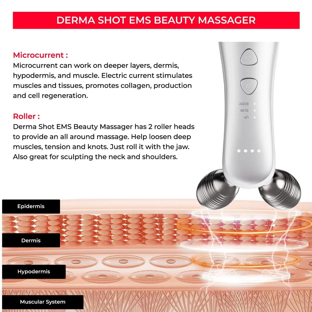 EMS Facial Massager Vibration Facial Massager Portable Beauty Device