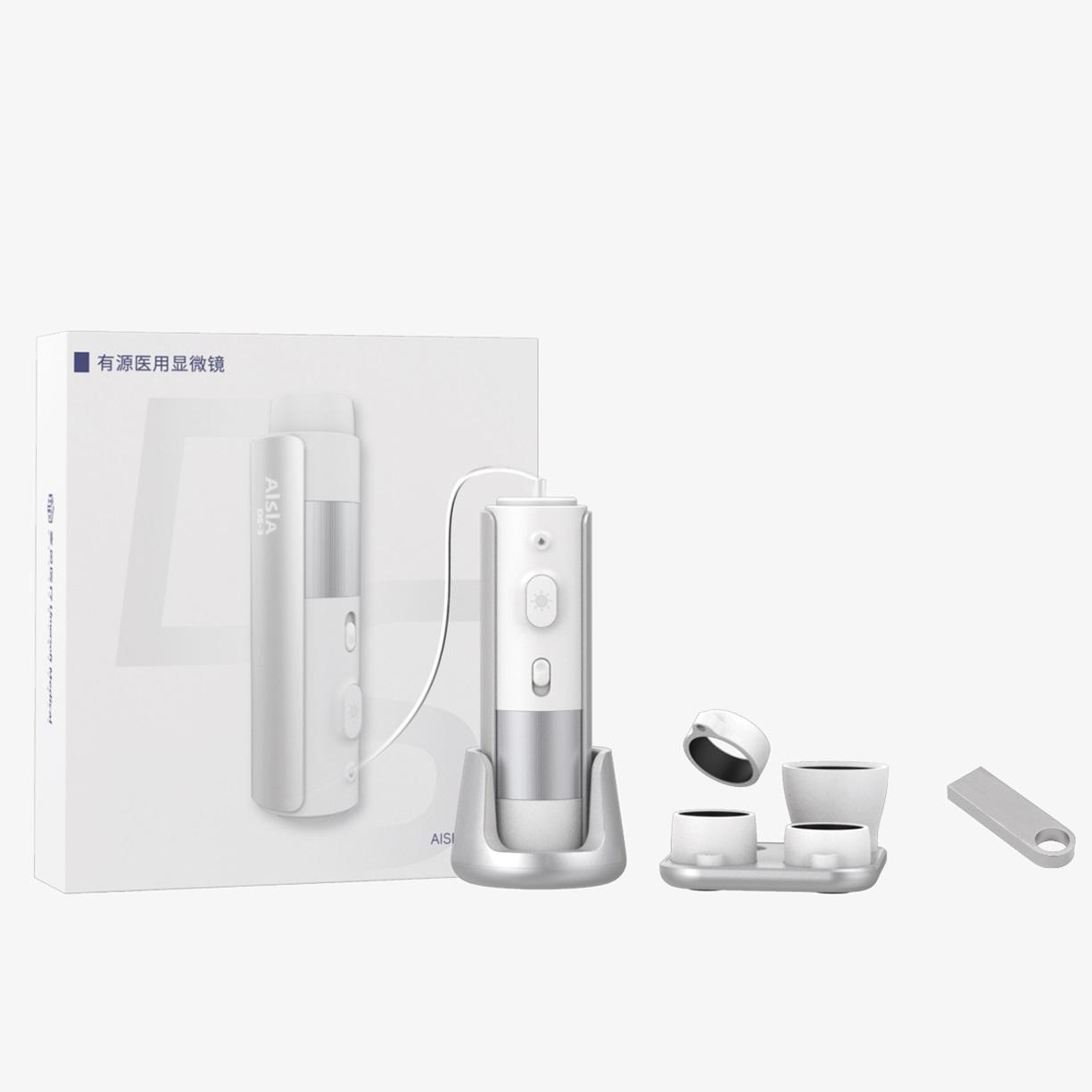 Ai Smart Hair and Scalp Analyzer 16Mp Hd Camera 10X-200X Zoom for Accurate Hair Follicle &amp; Scalp Sensitivity Diagnosis