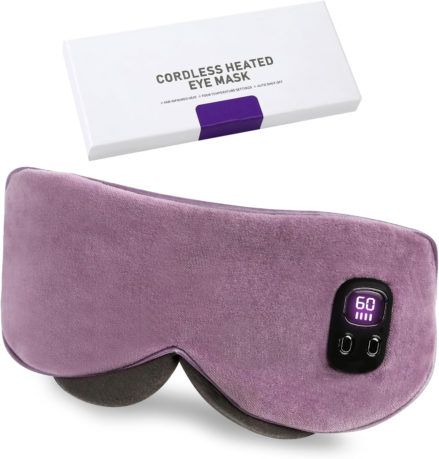 Heated Eye Mask Cordless And Washable Warm Eye Compress For Dry Eyes, Styes,MGD,Blepharitis, Chalazion