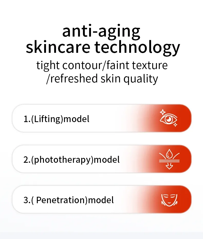 Home Use Beauty Equipment EMS Microcurrent Facial Toning Skin Care Rejuvenation Device