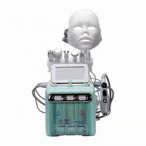 Hot Selling 8 in 1 Hydra Oxygen Skin Care Facial Rejuvenation Deep Cleansing Machine Small Bubble Beauty Device with Led Mask