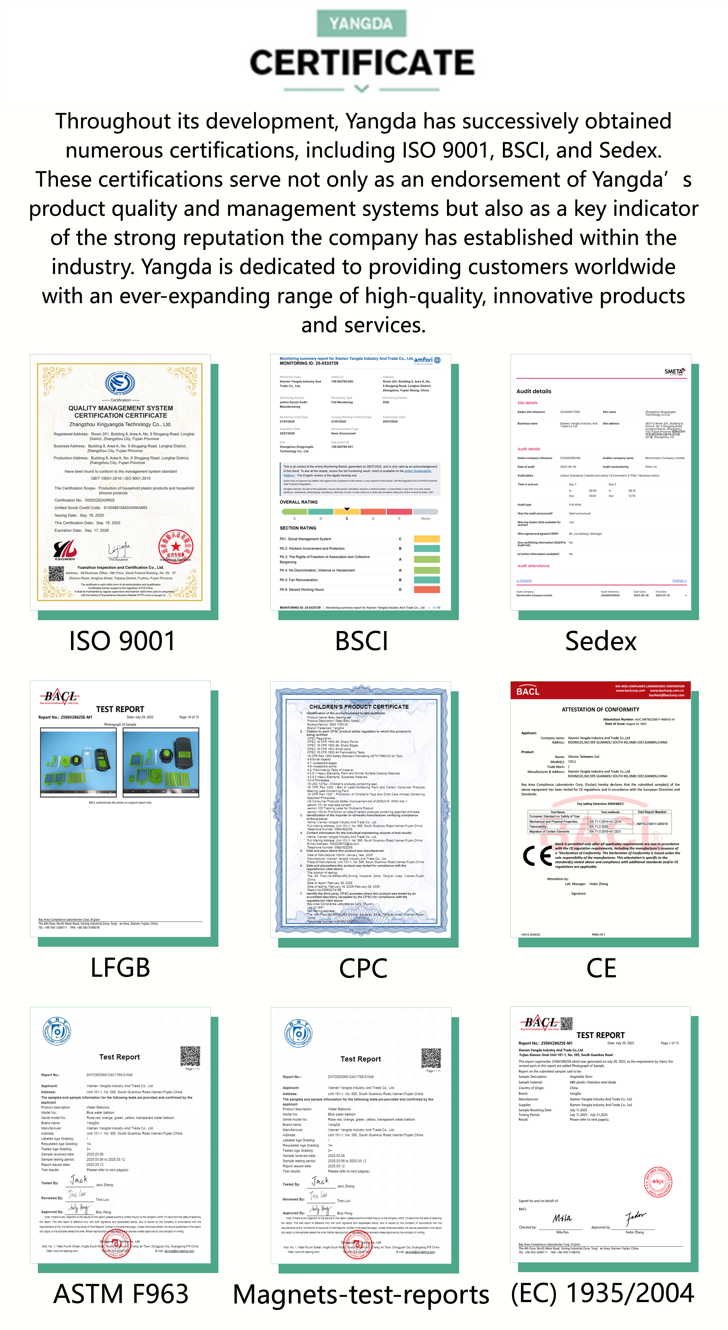 Company Certificate