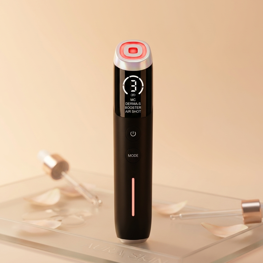 6-in-1 Skin Care Device Facial Roller Vibration Face Neck Lifting Wireless Microcurrent Face Beauty Massager Tool for Puffiness
