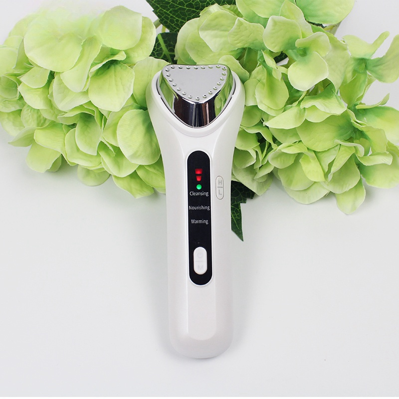 Heated Vibration Facial Massager for Ion Infusion &amp; Skin Rejuvenation