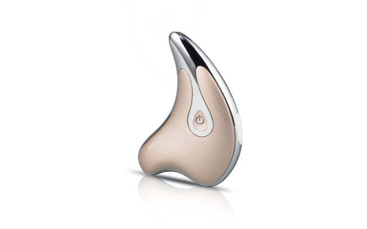Cordless EMS Low Frequency Heat &amp; Cool Vibration Cosmetic Facial Pad Mini Facial Massager