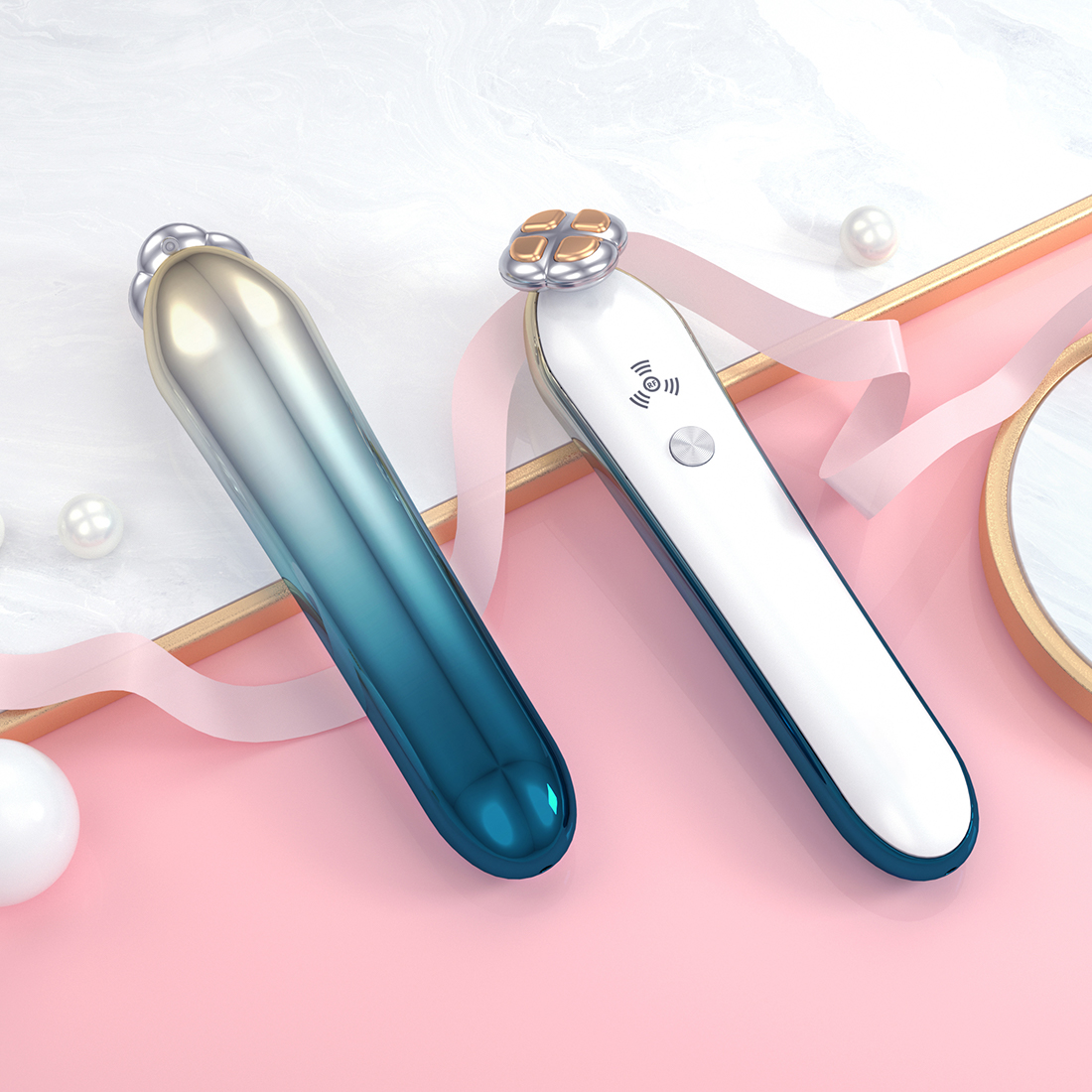 OEM ODM Factory Portable Skin Massager to Boost Skincare Absorption Home Use Facial Eye Massage Beauty Device