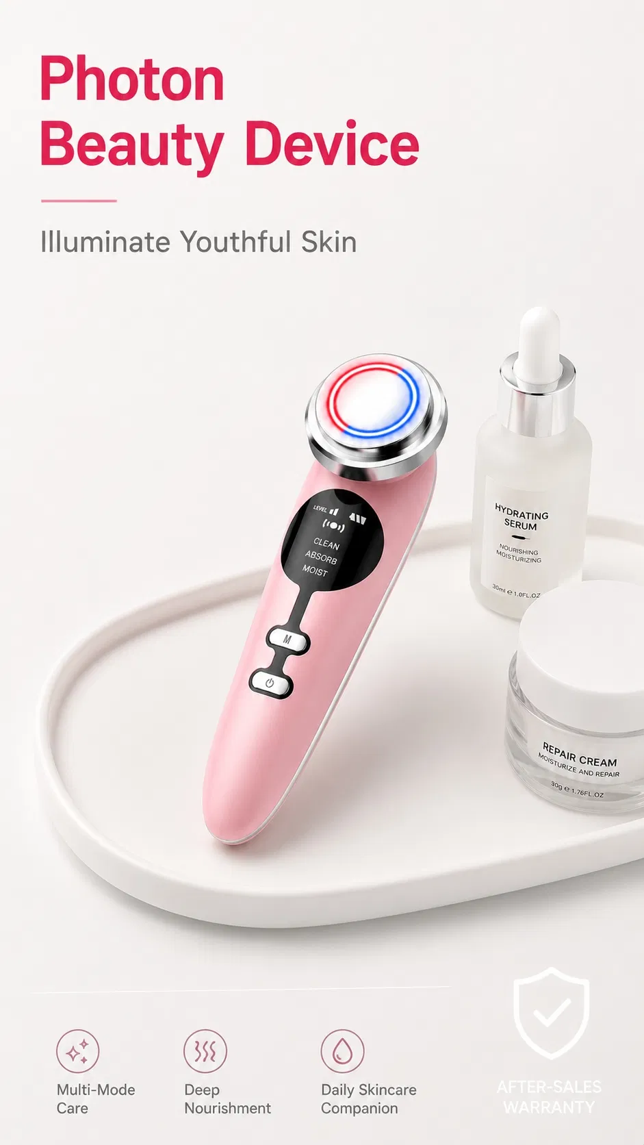 Pocket Size Rechargeable Facial Neck Tightening Home Beauty Device View 6