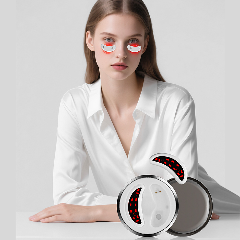 Portable Rechargeable Handheld EMS Red Light Eye Lifting Toning Massage Beauty Device