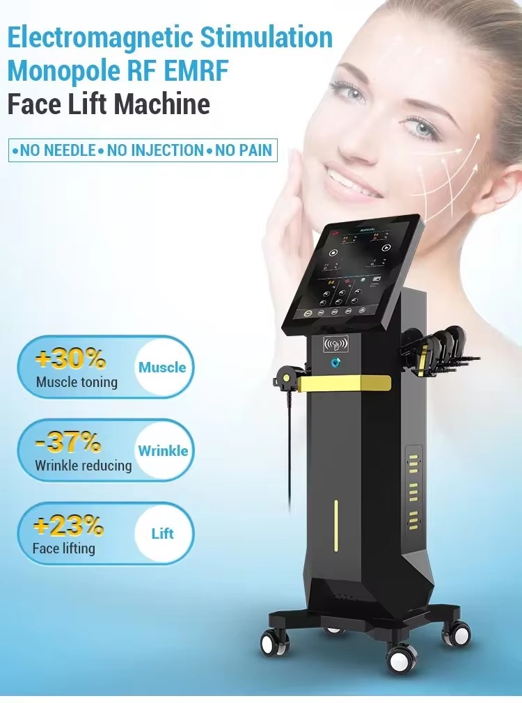 Facial Skin Lifting PE Face EMSRF Skin Tightening Machine Face Massager Sculpting Wrinkles Removal