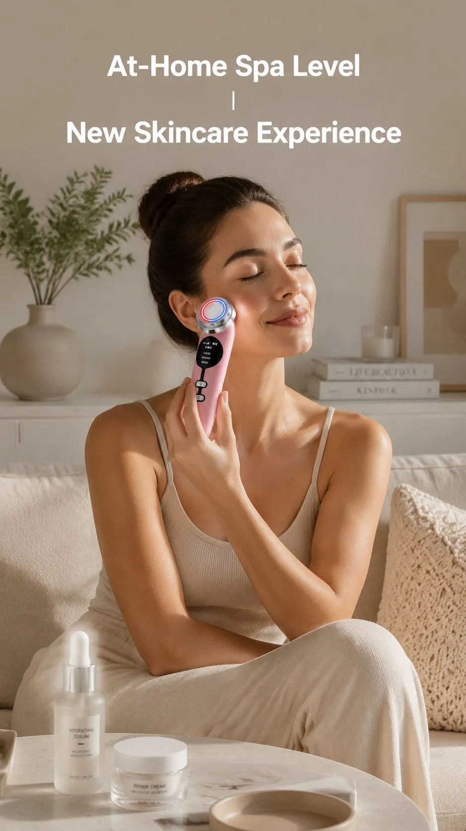 Pocket Size Rechargeable Facial Neck Tightening Home Beauty Device View 10