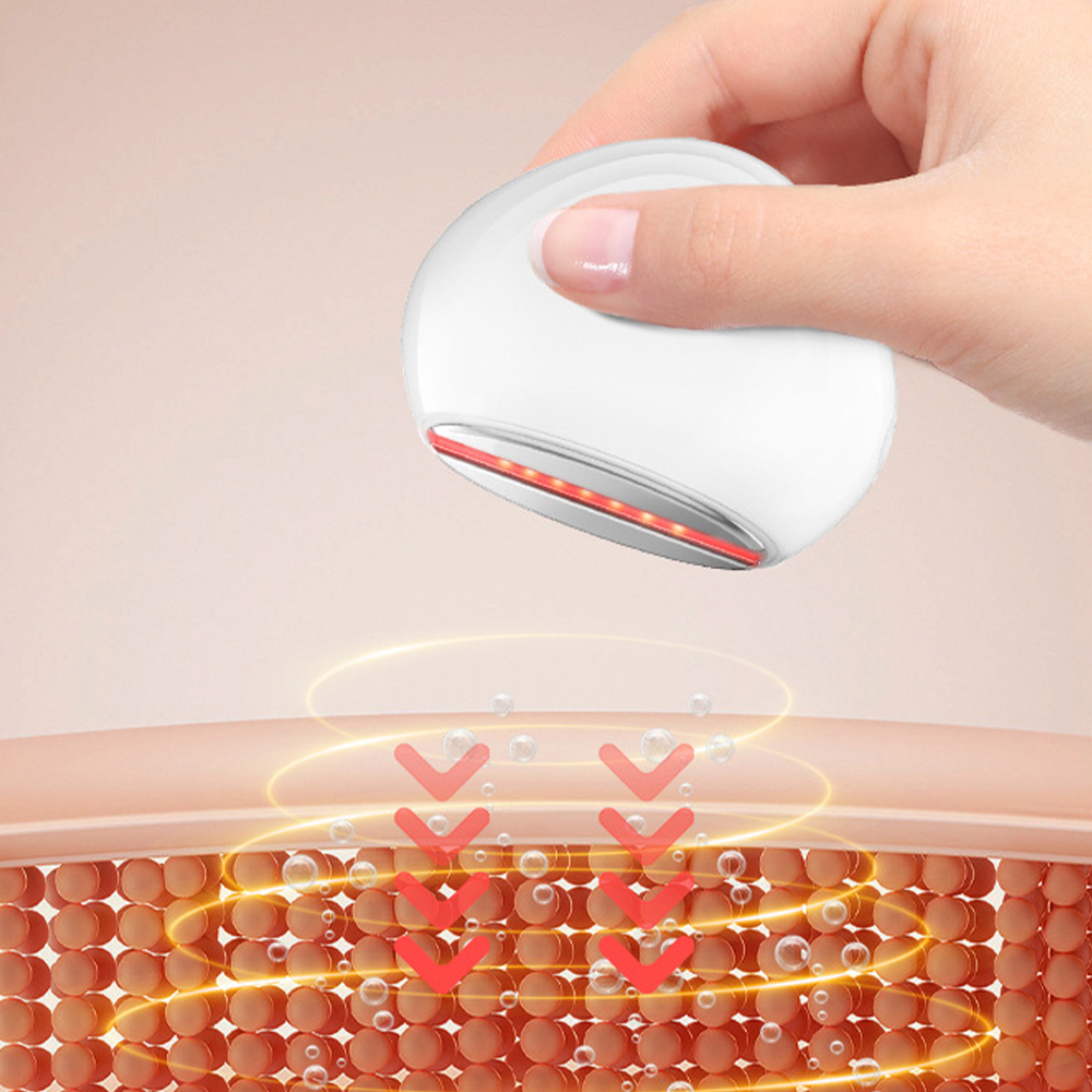 Red Light Heating Vibration Facial Beauty Massager Electric Anti-Aging Skin Tightening Face Care Equipment Custom Logo