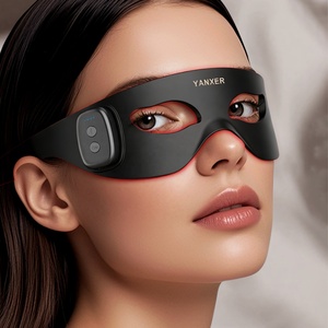 Portable Rechargeable Wireless LED Photon Therapy Eye Mask Care Device For Eye Bags Wrinkles Eye Lifting &amp; Dark Circles Removal