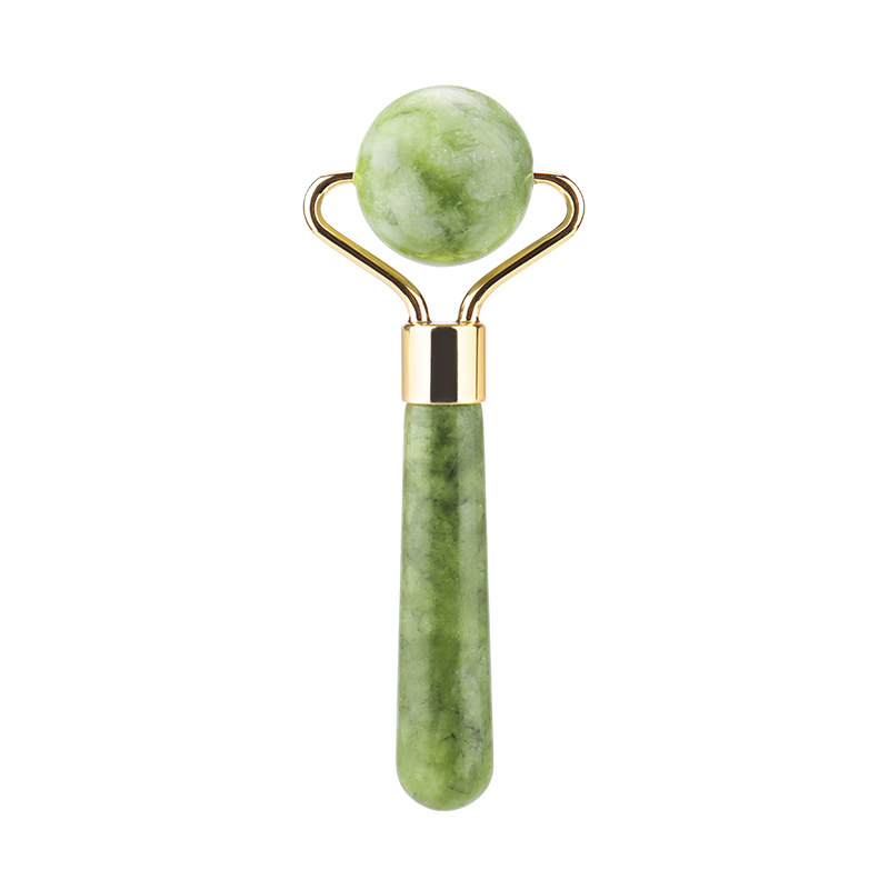 Custom High Quality Massager Jade Roller and Gua Sha Tool Natural Stone Spa Set for Wellness Relaxation