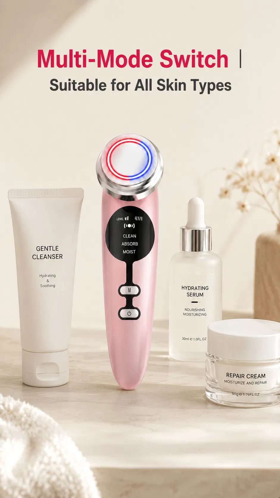 Pocket Size Rechargeable Facial Neck Tightening Home Beauty Device View 8