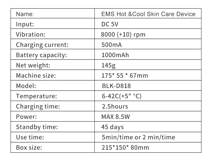 EMS Hot Cold Facial Massager Usage 1