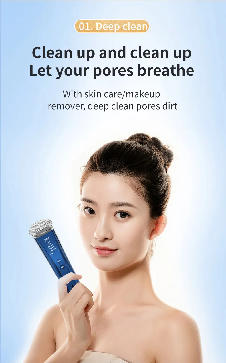 Professional Home Use Beauty Equipment RF Microcurrent Multifunctional Facial Skin Care Device