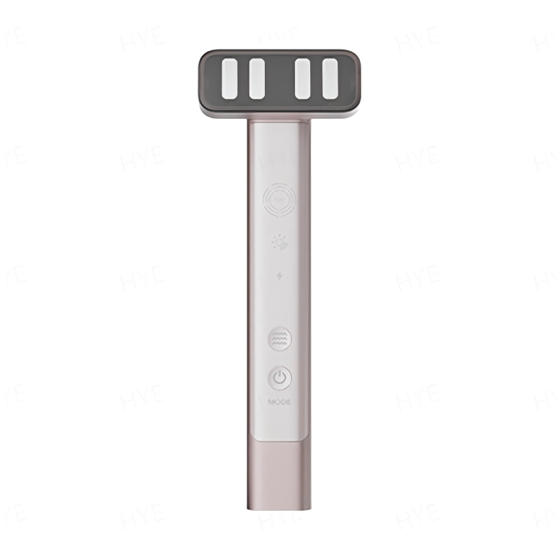 Handheld Beauty Salon Grade Face &amp; Neck Lifting Massager Deep Cleaning Skin Care Device EMS Facial Massager 6 LED Lights with Vibration Technology