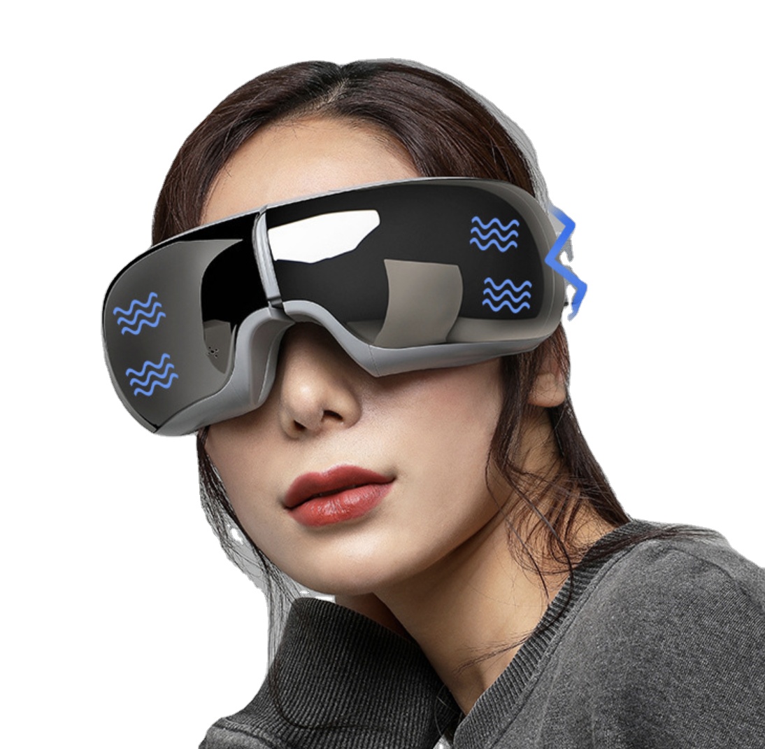 Electric Eye Fatigue Relief Massager Bluetooth Glasses Instruments Bluetooth Smart Eyes Care Massager With Heat Compression