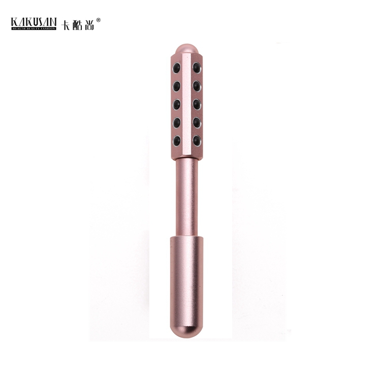 KKS Skin Lifting Tightening Facial Lift Germanium Uplift Stone Face Beauty Massage Roller