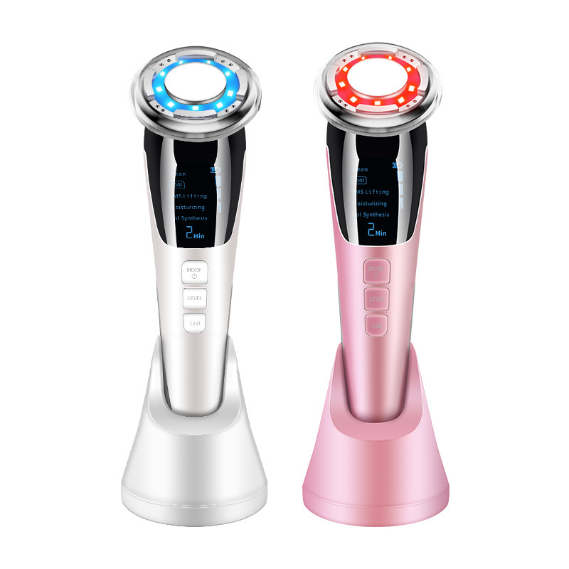 LED Photon Skin Lifting &amp; Essence Infusion Facial Massager with EMS