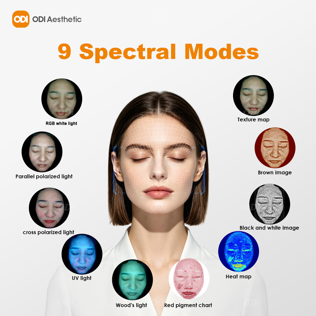2026 Trend 2 in 1 Skin and Hair Analysis Health Management for Beauty Spa New Ai Skin Analysis Machine