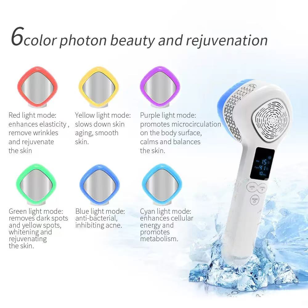 Professional High Quality Facial Beauty Device Hot and Cold Hammer Shrink Pores Face Massager Rejuvenation Beauty Equipment