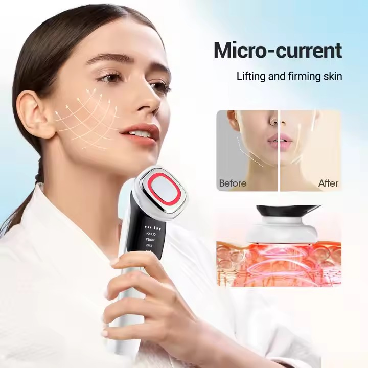 Hifu Korea Makeup Beauty Device Skin Care Cosmetic Machine RF Facial Salon Equipment Instrument Hot Cold Electric Face Lifting Massager