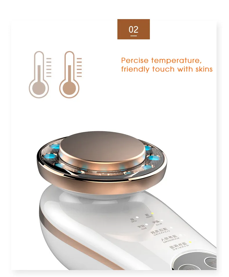 RF Photon Therapy Multifunctional Anti Aging Wrinkle Remover Massage Electric Beauty Instrument Face Facial Ultrasonic Massager