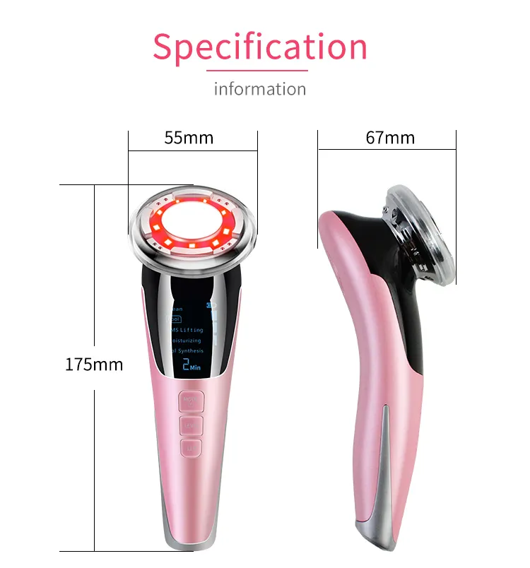 EMS Hot Cold Facial Massager with LED Photon Therapy Detail 10