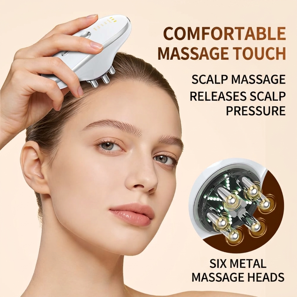 Portable 4-in-1 Microcurrent Facial Massager, Body Care Device for V-Line Contouring, Skin Elasticity &amp; Youthful Radiance