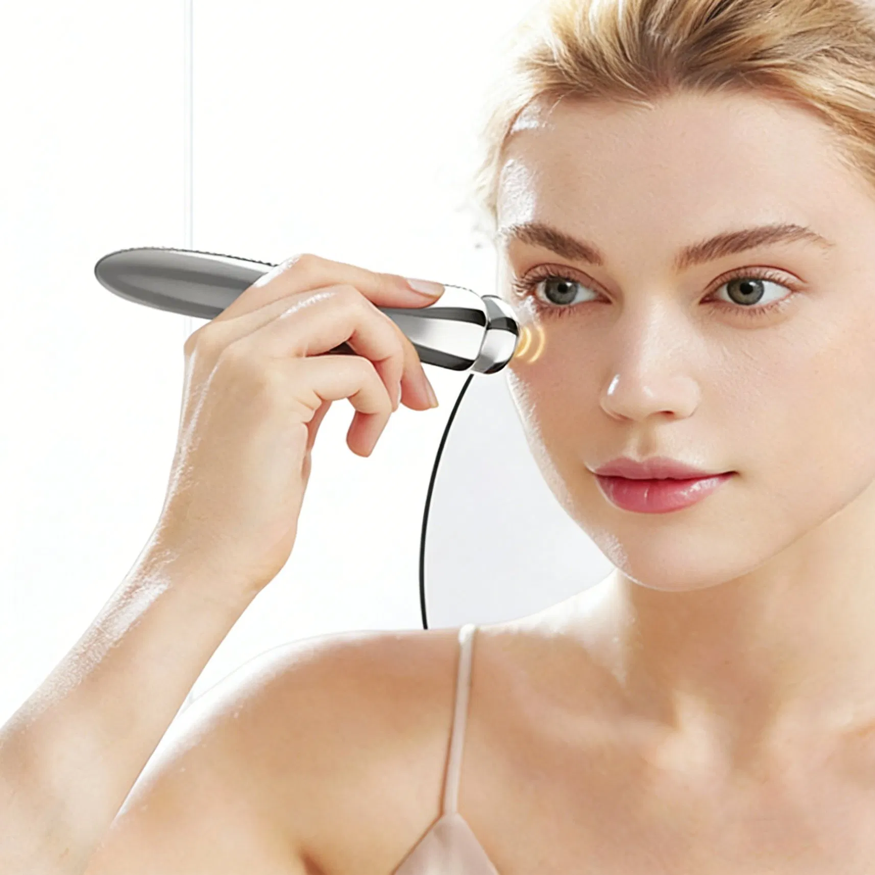 RF Eye Beauty Instrument, Puffiness Relief &amp; Skin Tightening Facial Massager