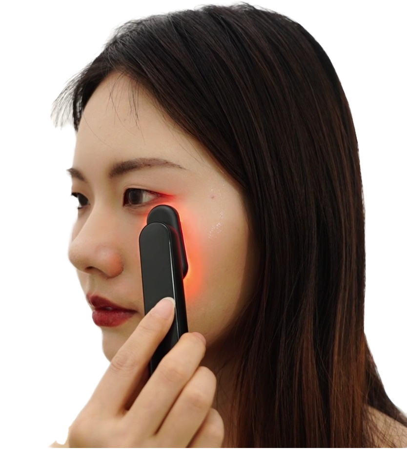 Light Facial Massager Warm &amp; Vibrating Skincare Tool Under Eye Device Beauty Wand Health Care Equipment Soothing Vibration
