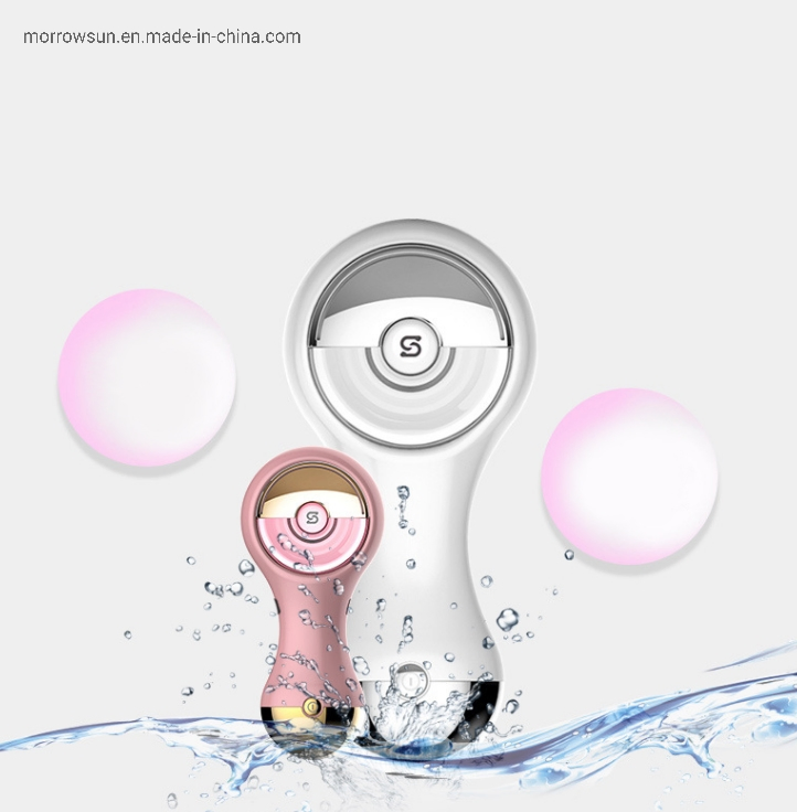 Cordless Sound Wave Vibration Anti Wrinkle Facial Humidifier with Heat Therapy Eye Massager Eye Beauty Massager