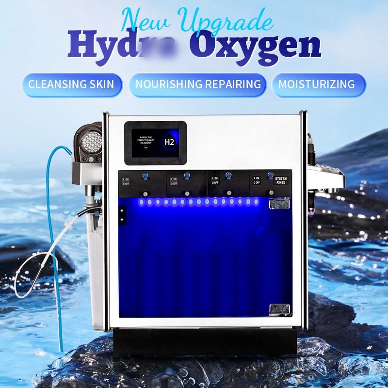 Facial Deep Cleaning Microdermabrasion Machine Oxygen Jet Peel Blackhead Removal Facial Machine Skin Nourishing Oxygen Machine