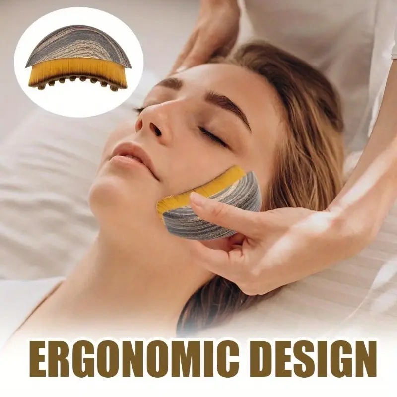 CE Lymphatic Brush Brochas De Maquillaje for Facial Contour Massage Eye and Neck Care Dropshipping Face Lifting Massage Brush