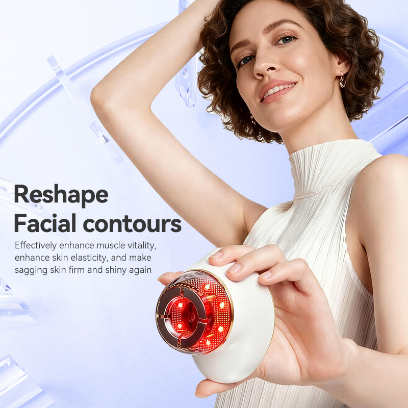 New Microcurrent Gua Sha Facial Massager Vacuum Fat Burning Beauty Device for Face Sculpting Neck Tightening &amp; Wrinkle Care