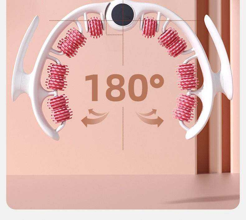 Aofit Anti Cellulite Massager Roller for Thighs and Buttocks Detachable Roller Handles Muscle Massage Roller