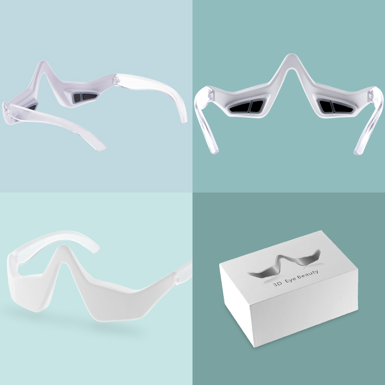 Reducing Dark Circles Eye Pods Massage Red Light Therapy Glasses Under Eye Massager for Puffiness Eye Bags with Microcurrent