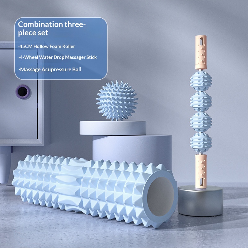 Rolling Massage Gadget Moon-Shaped Yoga Stick Home Solid Foam Roller Equipment For Relaxing Leg
