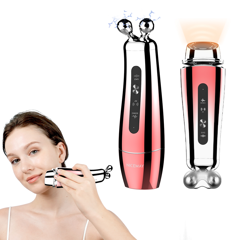 3-in-1 Handheld Facial Massager and Skin Care Tool Microcurrent Face Sculpting Device for Neck and Face Massage