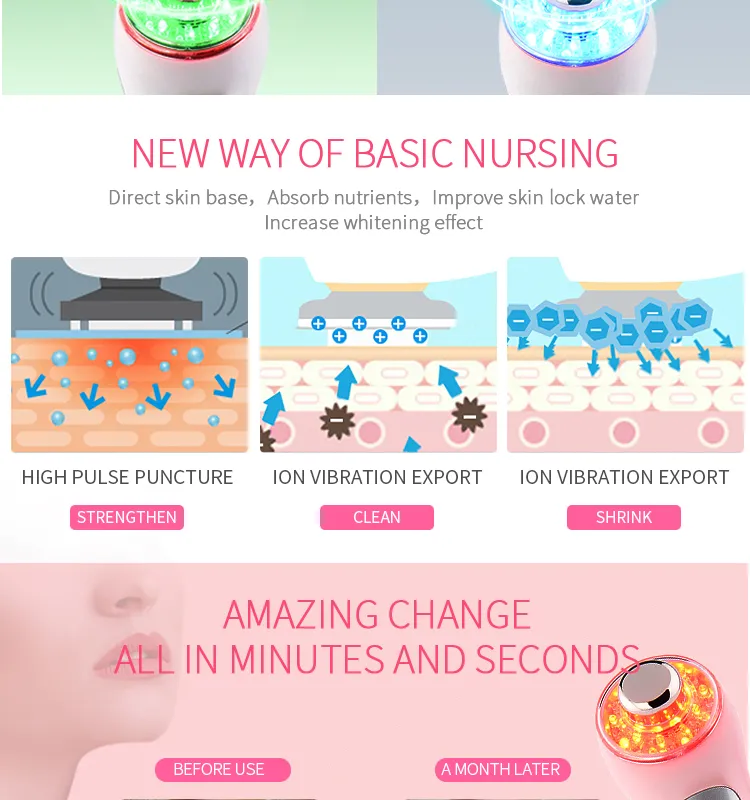 Galvanic Ion Facial Massager