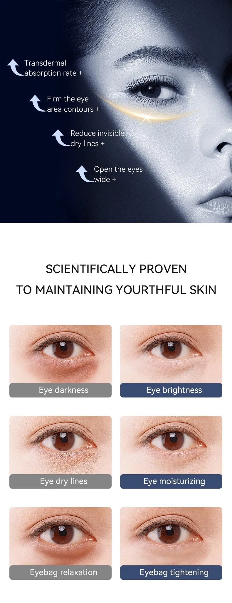Professional Home Use Beauty Equipment EMS Eye Patch Device LED Face Mask