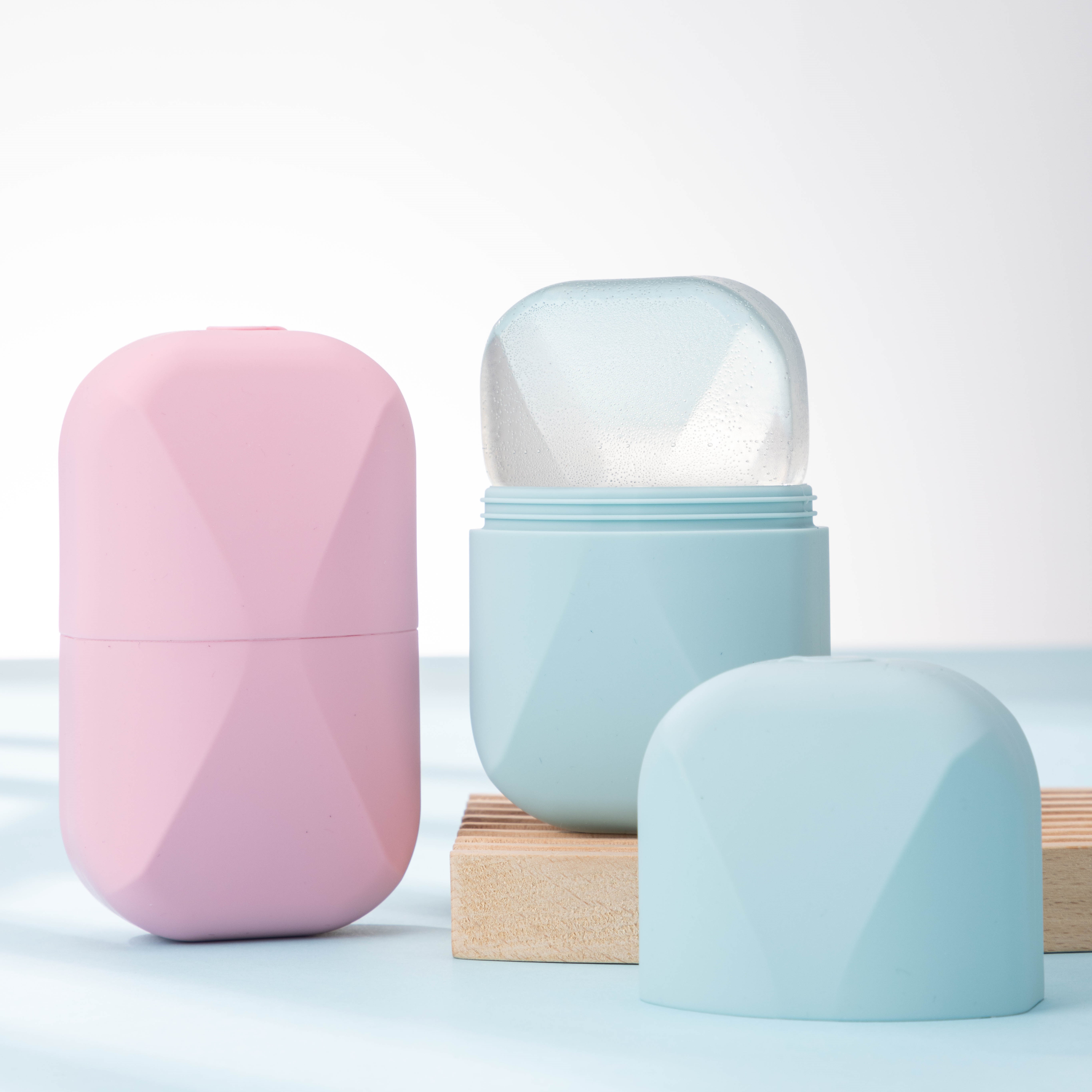 Silicone Ice Roller Face And Eye Ice Cube Roller Massager Skin Women Care Tools De-Puff Eye Bags