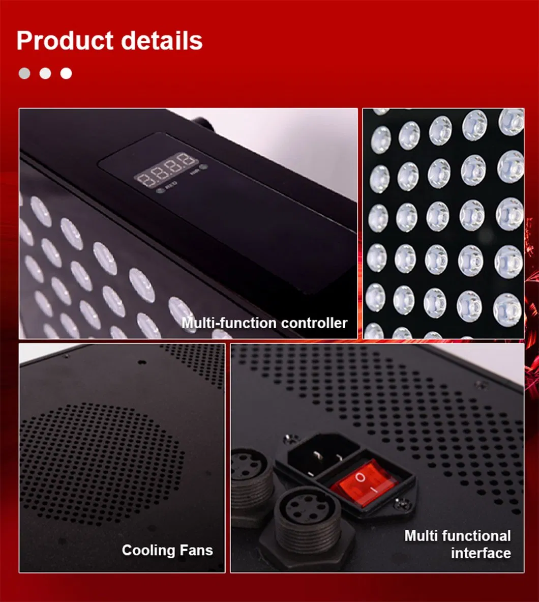 Home Use Beauty Equipment Red Light Therapy Lamp with Stand Red Light Panel Device