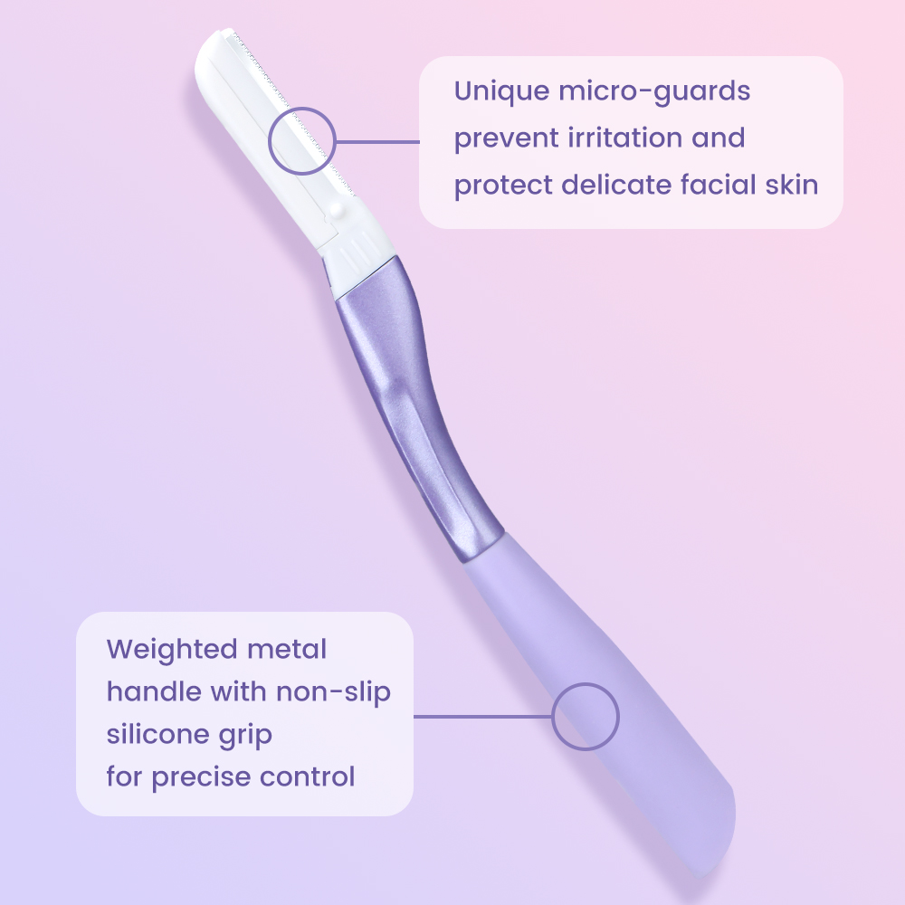 New Arrival Dermaplane Razor For Women Face Metal Handle Dermaplaning Tool Facial Eyebrow Razor
